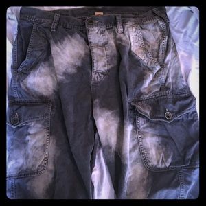 True religion cargo shorts